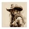 Stupell Industries Western Cowgirl Gaze Canvas Wall Art Design by RB